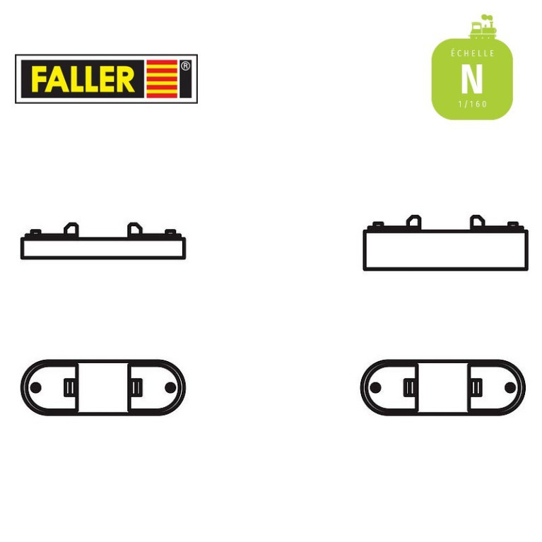 Piliers assortis (16 pcs) N Faller 222548 - Maketis Piliers assortis (16 pcs) N Faller 222548 - Maketis