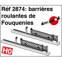 Barrières roulantes type Fouquenies HO Decapod 2874 - Maketis