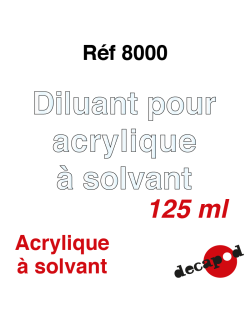 Acryl-Lösungsmittel-Verdünner 125 ml Decapod 8000 - Maketis