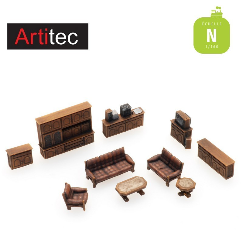 Mobilier d'intérieur brun N Artitec 316.096 - Maketis