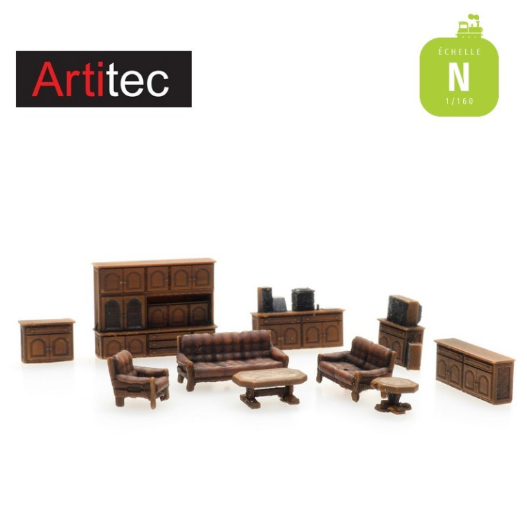 Mobilier d'intérieur brun N Artitec 316.096 - Maketis