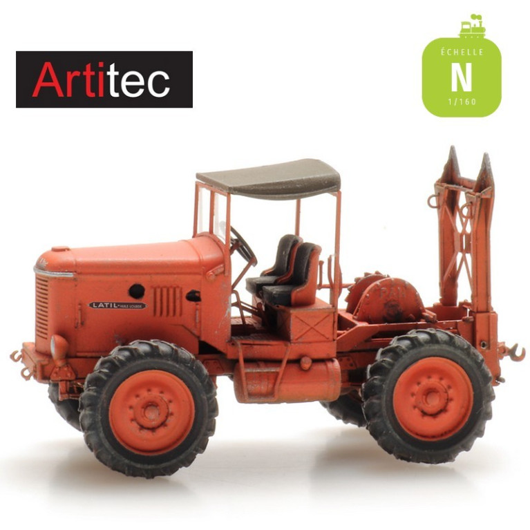 Tracteur forestier Latil H14 TL 10 N Artitec 316101 - Maketis