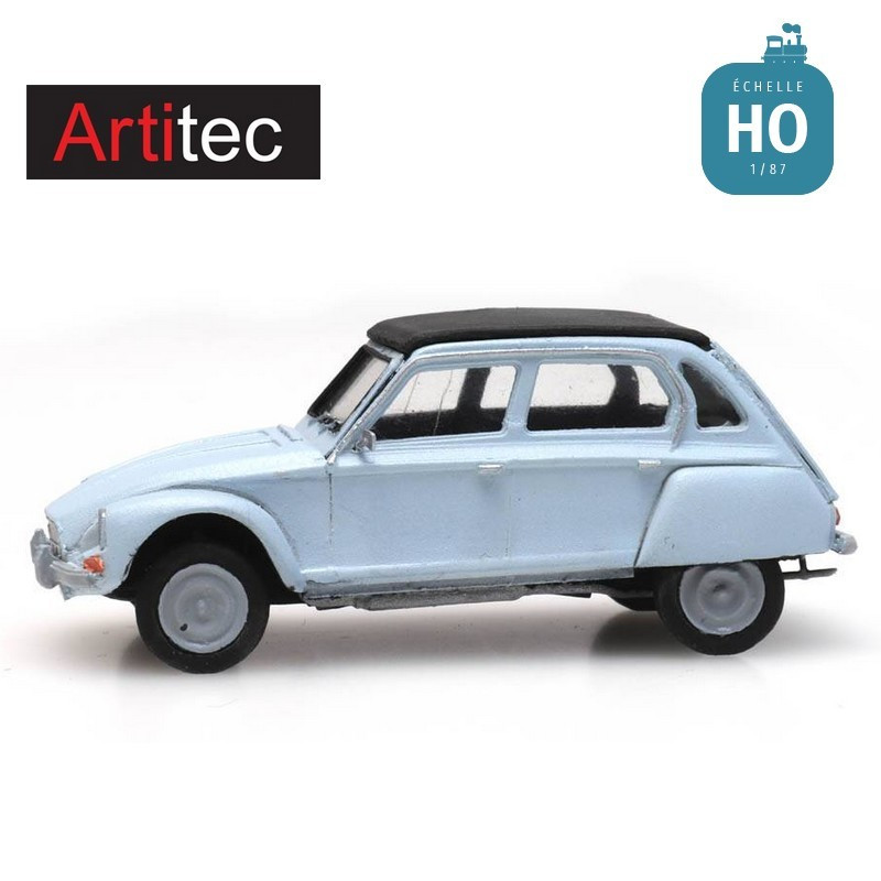 Citroën Dyane bleue HO Artitec 387.435 - Maketis