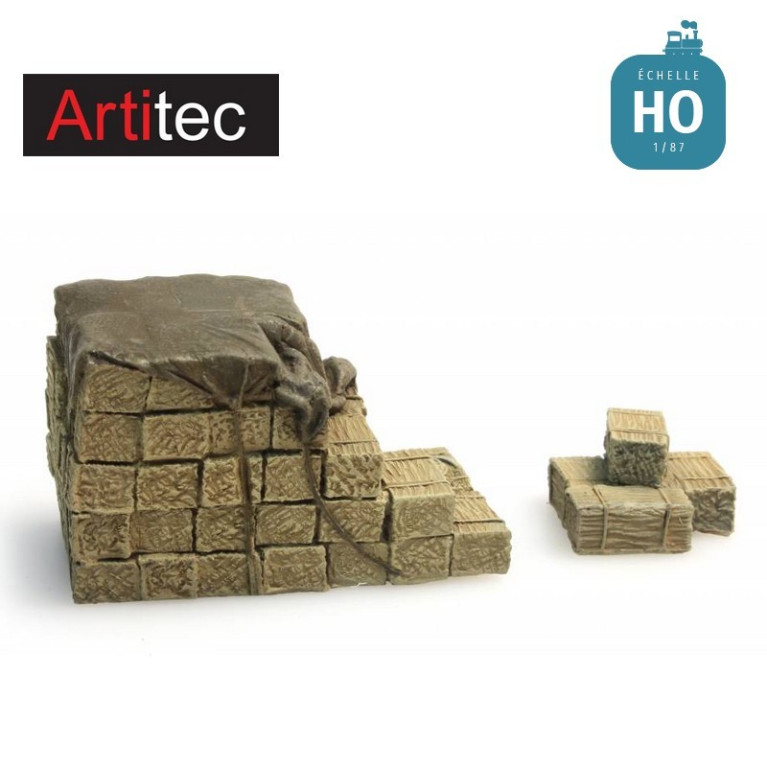 Chargement de ballots de foin HO Artitec 487.801.50 - Maketis Chargement de ballots de foin HO Artitec 487.801.50 - Maketis