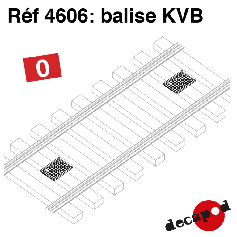 Balises KVB (6 pcs) O Decapod 4606 - Maketis