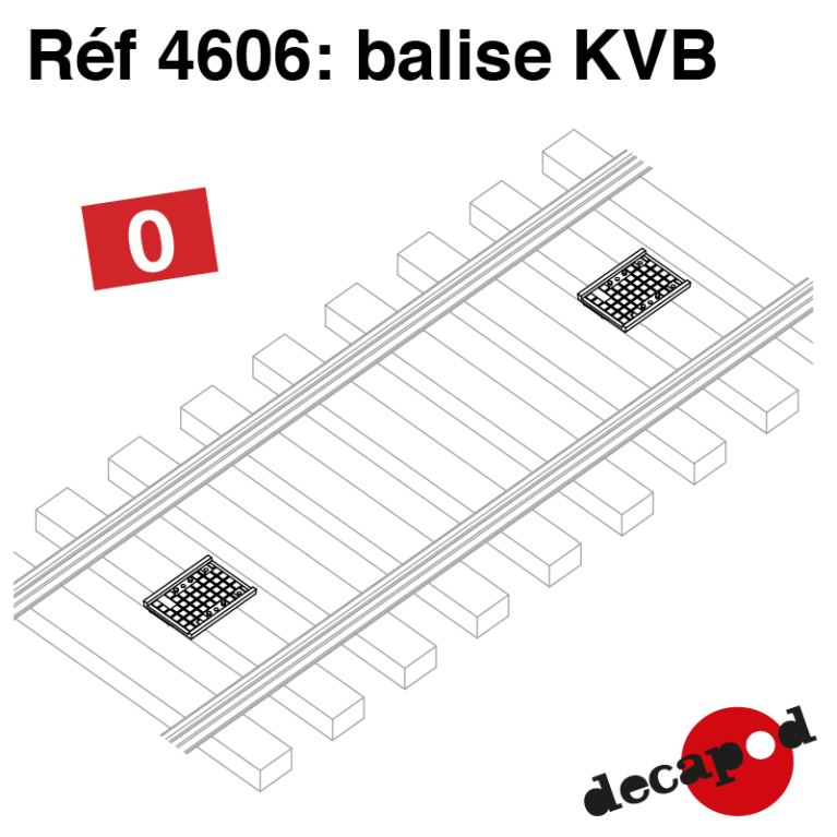 KVB-Marken (6 St) 0 Decapod 4606 - Maketis KVB-Marken (6 St) 0 Decapod 4606 - Maketis