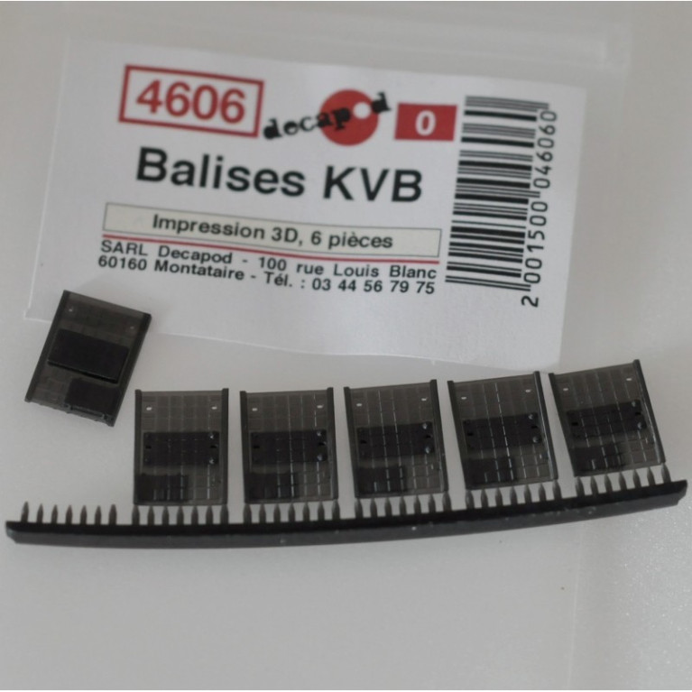 KVB-Marken (6 St) 0 Decapod 4606 - Maketis KVB-Marken (6 St) 0 Decapod 4606 - Maketis