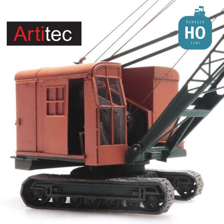 Grue de chantier sur chenille RB-17 HO Artitec 387259 - Maketis Grue de chantier sur chenille RB-17 HO Artitec 387259 - Maketis