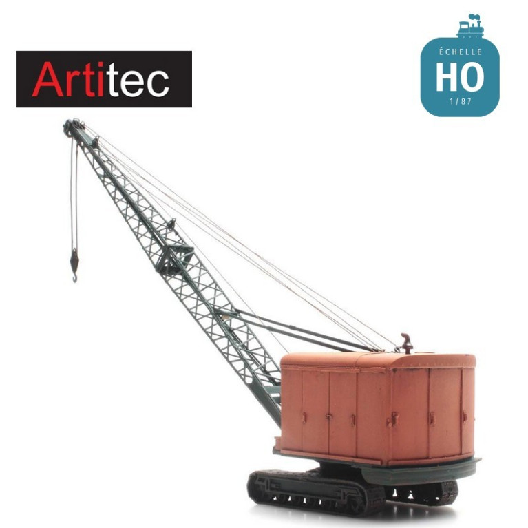 Grue de chantier sur chenille RB-17 HO Artitec 387259 - Maketis Grue de chantier sur chenille RB-17 HO Artitec 387259 - Maketis