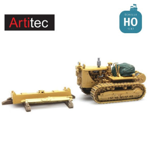 Chargement Bulldozer + lame HO Artitec REE