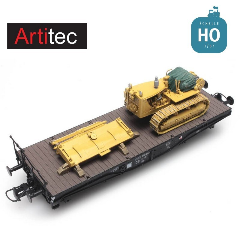 Chargement Bulldozer + lame HO Artitec REE