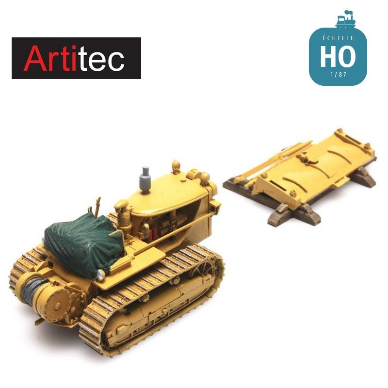 Chargement Bulldozer + lame HO Artitec REE