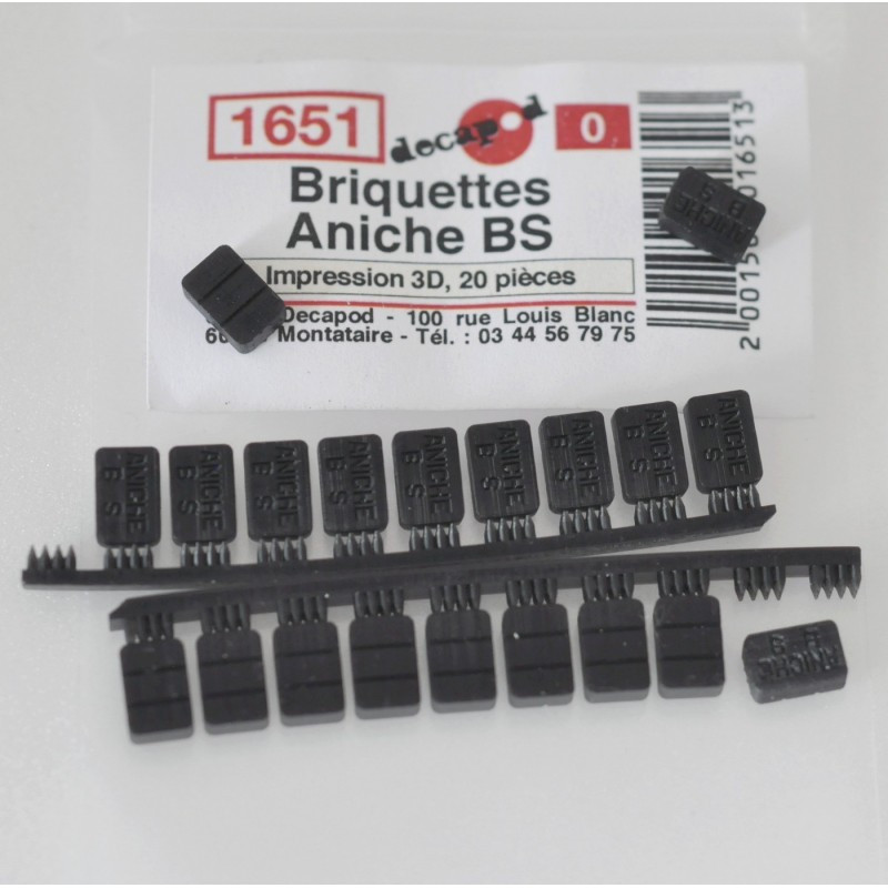 Briketts Aniche BS (20 St) 0 Decapod 1651 - Maketis