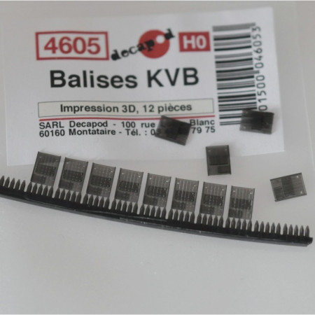 Balises KVB (12 pcs) HO Decapod 4605 - Maketis