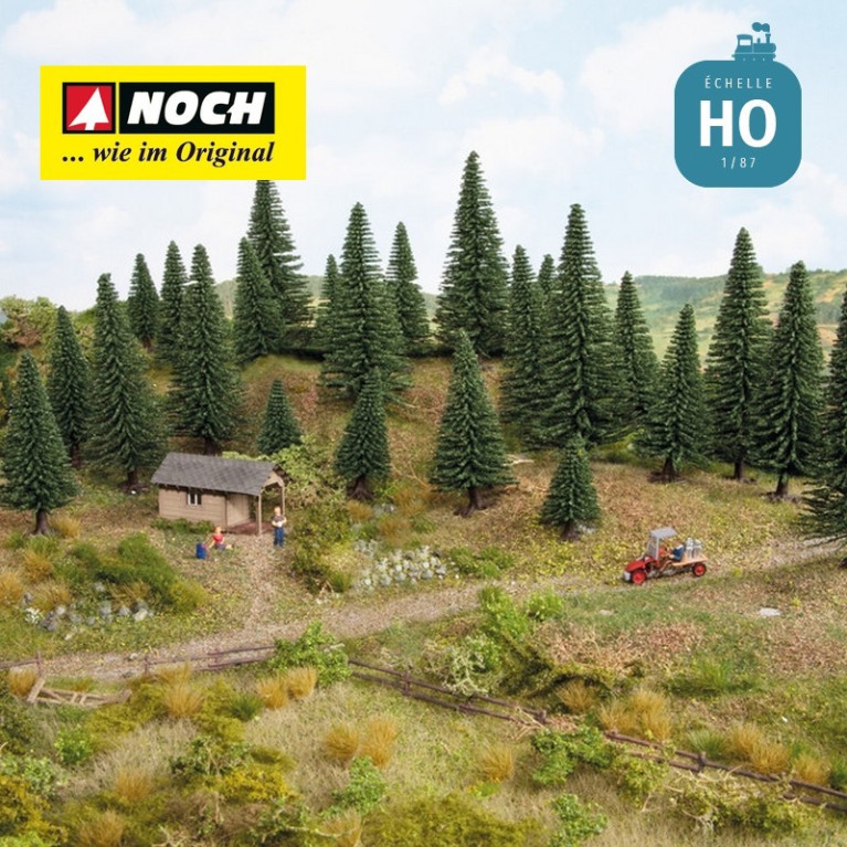 Sapins 5-14cm (25 pcs) HO Noch 26820 - Maketis Sapins 5-14cm (25 pcs) HO Noch 26820 - Maketis