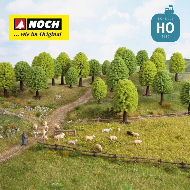 Arbres feuillus 5-9cm (10 pcs) HO Noch 26901 - Maketis Arbres feuillus 5-9cm (10 pcs) HO Noch 26901 - Maketis