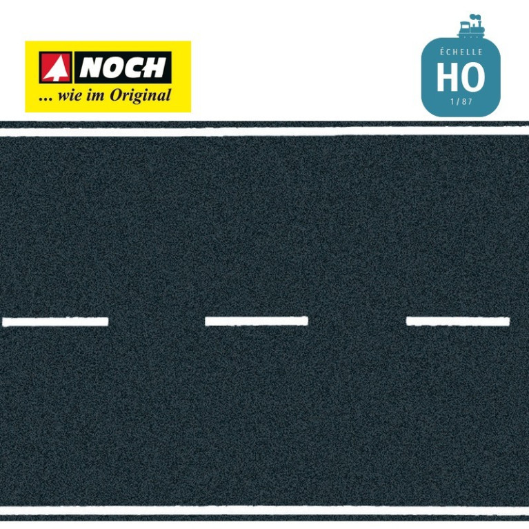 Bande de Route Nationale Asphalte 100x8cm HO Noch 60700 - Maketis Bande de Route Nationale Asphalte 100x8cm HO Noch 60700 - Maketis