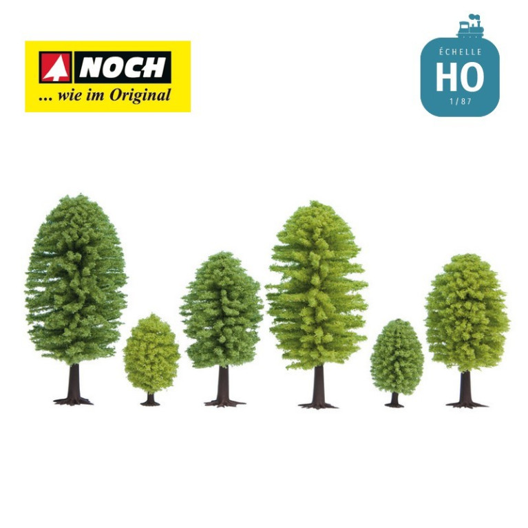 Arbres feuillus 5-9cm (25 pcs) HO Noch 26801 - Maketis