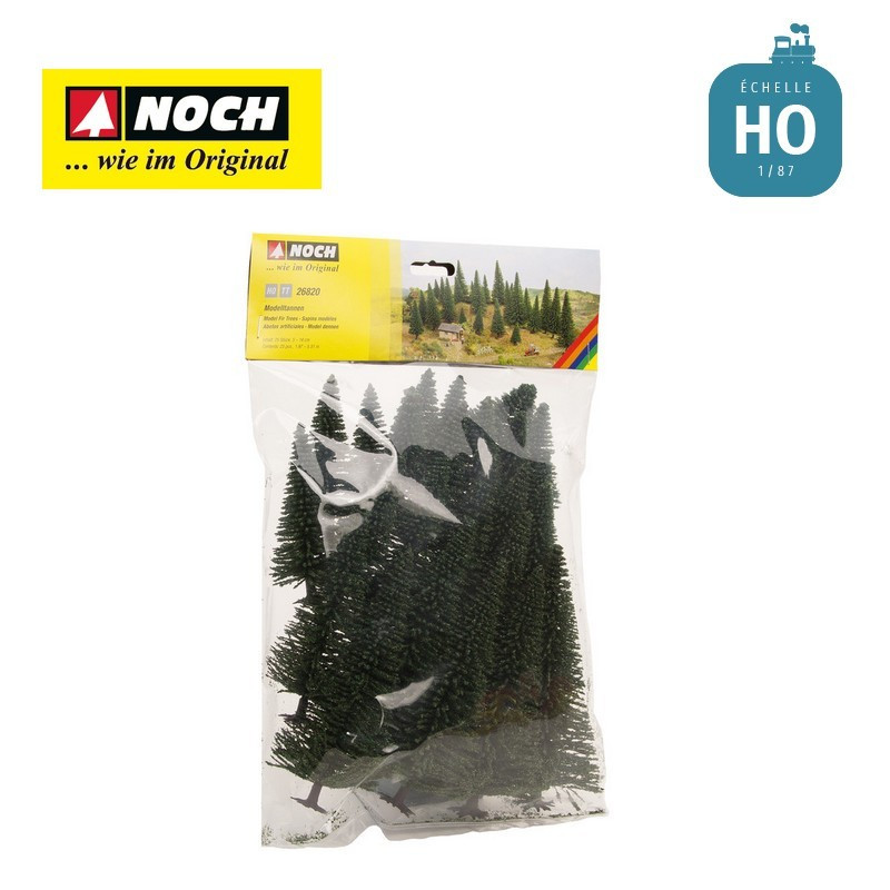 Sapins 5-14cm (25 pcs) HO Noch 26820 - Maketis