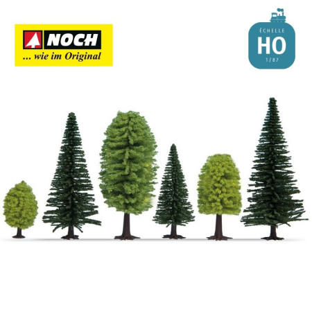 Forêt mixte 5-14cm (10 pcs) HO Noch 26911 - Maketis Forêt mixte 5-14cm (10 pcs) HO Noch 26911 - Maketis