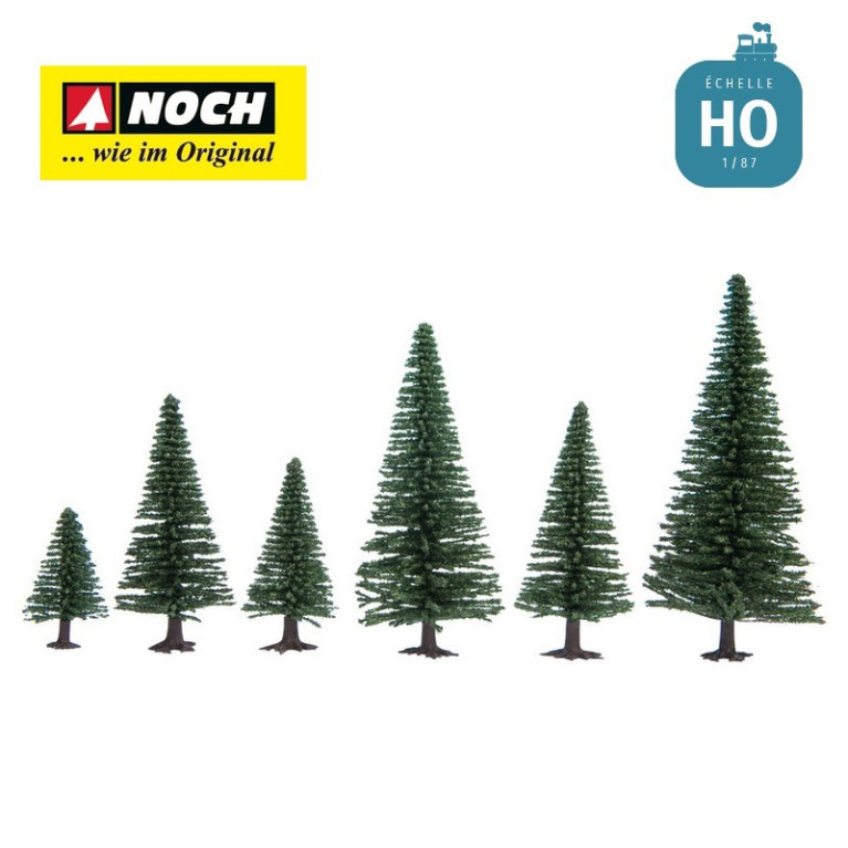 Sapins 5-14cm (10 pcs) HO Noch 26920 - Maketis