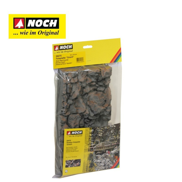 Plaque de rochers "Granit" 32x12 cm Noch 58470 - Maketis Plaque de rochers "Granit" 32x12 cm Noch 58470 - Maketis