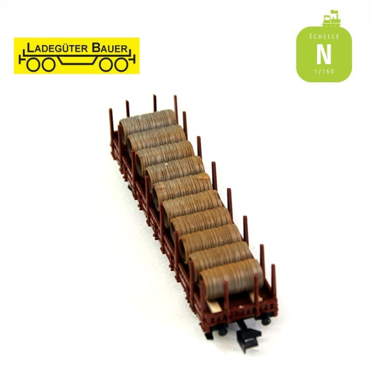 Bobines de fils d'acier rouillées N Ladegüter Bauer N1096 - Maketis