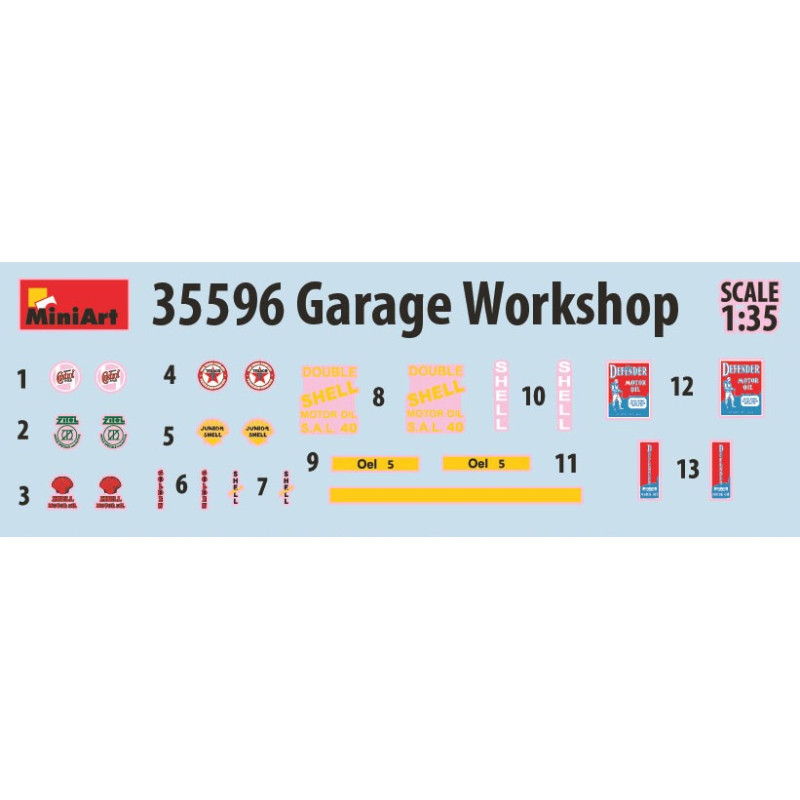 Etabli de garage 1/35 MiniArt 35596 - Maketis