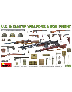 Armes et équipements d'infanterie américaine 1/35 MiniArt 35329 - Maketis