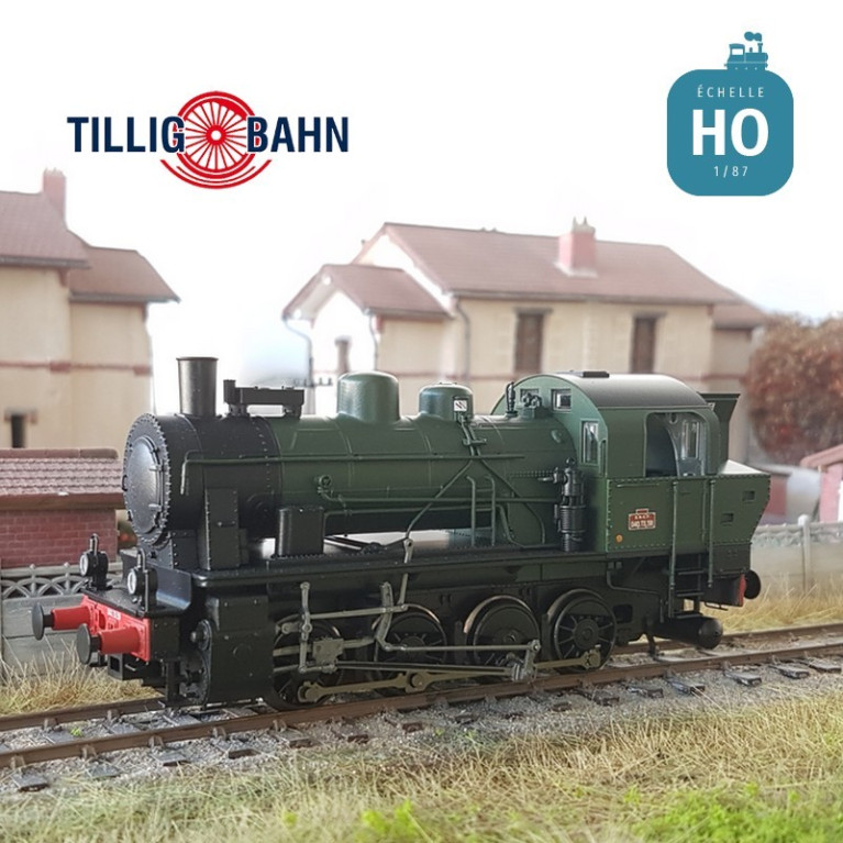 Locomotive à vapeur 040 T SNCF Ep III Analogique HO Tillig 72014