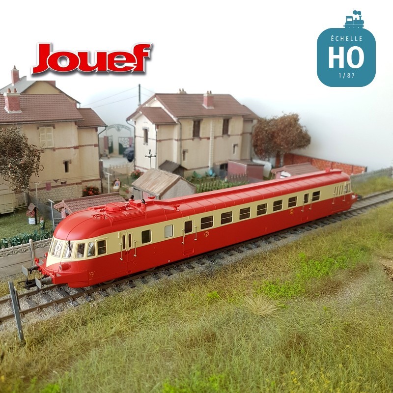 Autorail Diesel ABJ 4 SNCF Rouge  Beige EP IV Digital  son 