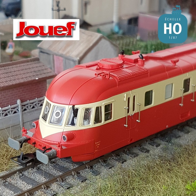 Autorail Diesel ABJ 4 SNCF Rouge  Beige EP IV Digital  son 