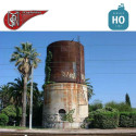 Stone water tower (200 m3) in kit H0 PN Sud Modelisme 8712 - Maketis