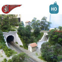 Entrée de tunnel une voie HO PN Sud Modélisme 8715 - Maketis