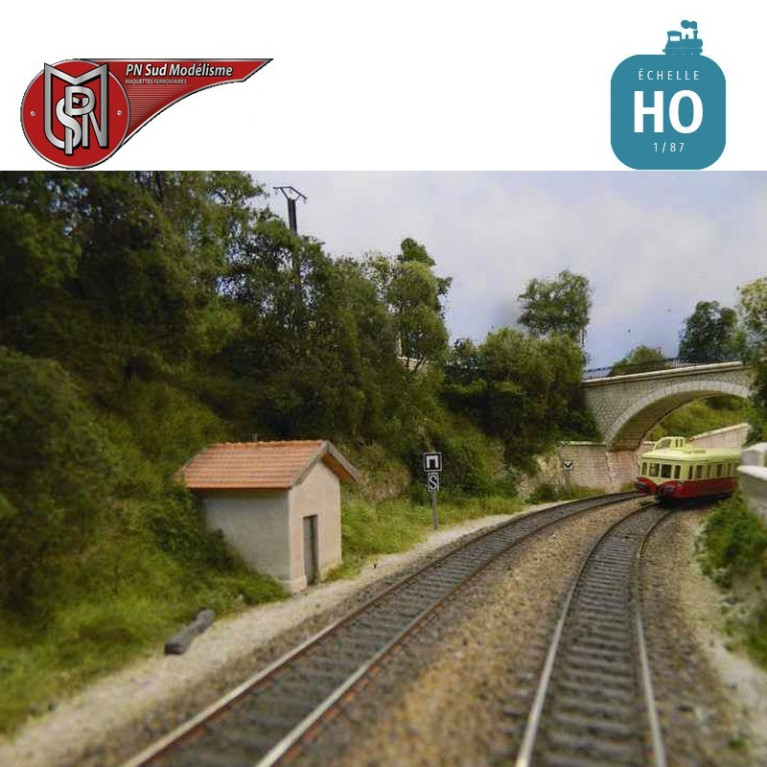 Railway hut H0 PN Sud Modelisme 8718-A - Maketis