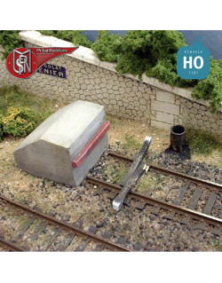 Railway concrete knocker (2 pcs) H0 PN Sud Modelisme 8724