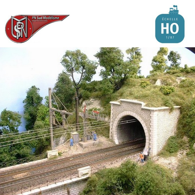 Two-track tunnel H0 PN Sud Modelisme 8737 - Maketis