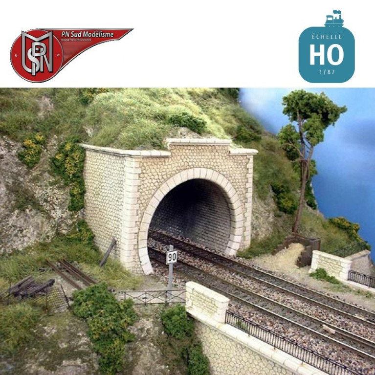 Tunnel deux voies HO PN Sud Modélisme 8737 - Maketis