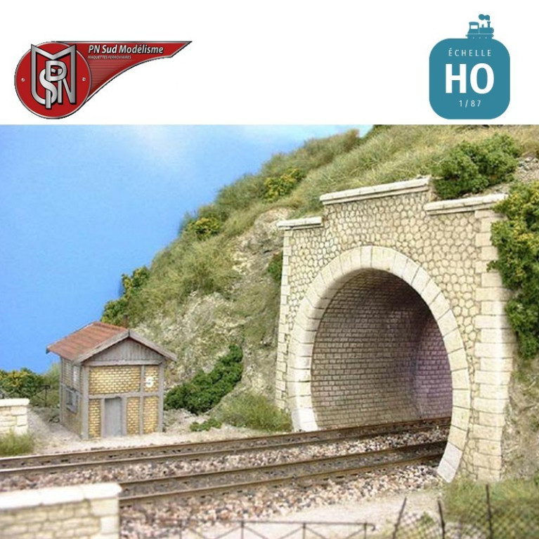 Tunnel deux voies HO PN Sud Modélisme 8737 - Maketis