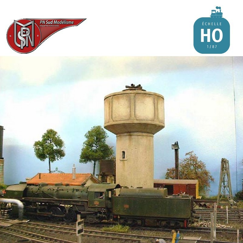 Concrete water tower H0 PN Sud Modelisme 8768 - Maketis