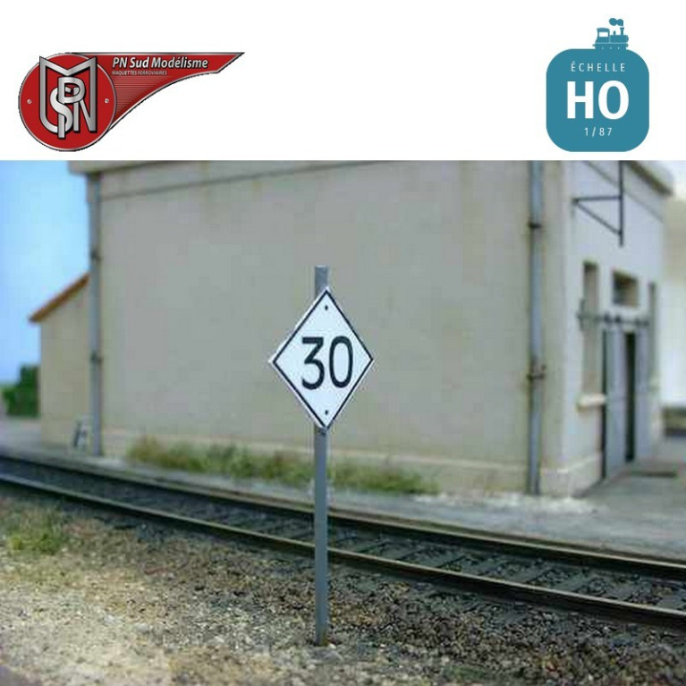 Pancartes de signalisation SNCF HO PN Sud Modélisme 8771 - Maketis