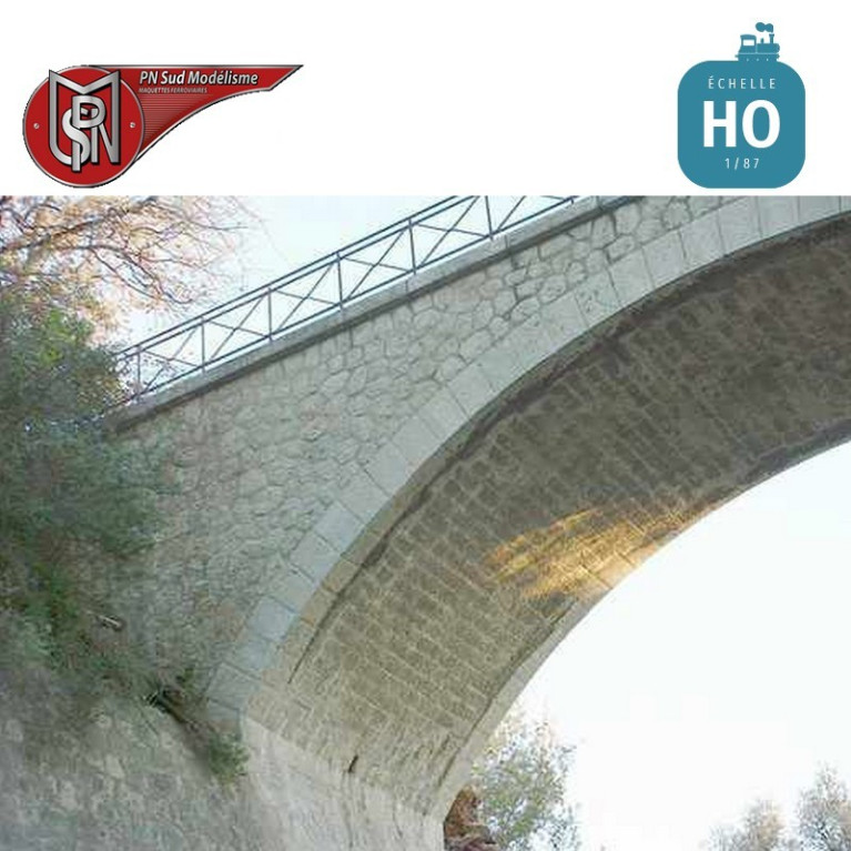 1 Fahrspur verloren Widerlagerbrücke H0 PN Sud Modélisme 8774 - Maketis