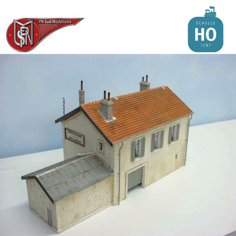 Railway station café H0 PN Sud Modelisme 8777 - Maketis