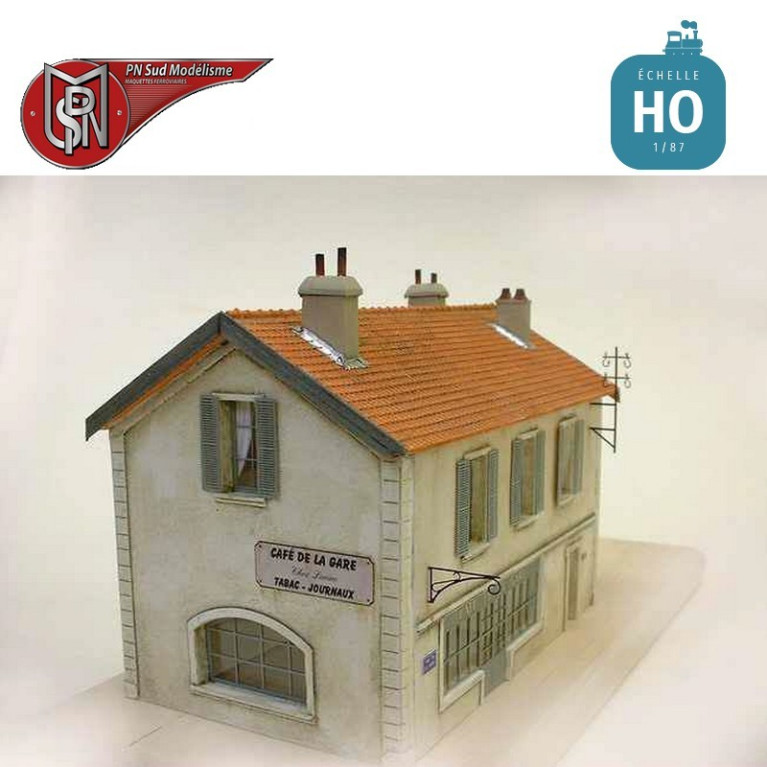 Railway station café H0 PN Sud Modelisme 8777 - Maketis