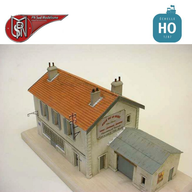 Railway station café H0 PN Sud Modelisme 8777 - Maketis