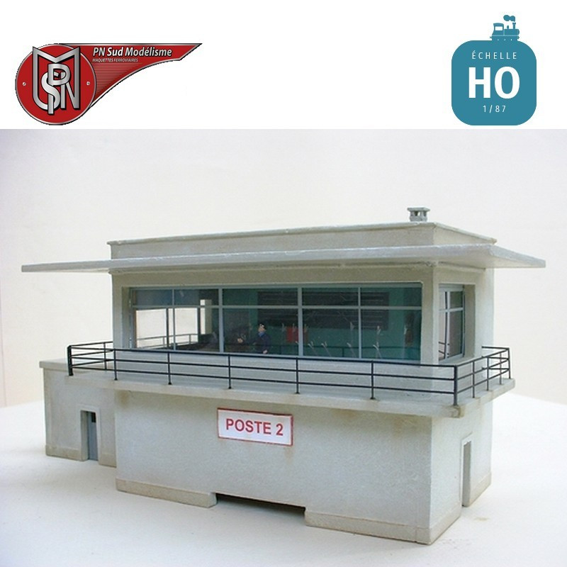 SNCF unified signal box H0 PN Sud Modelisme 8778 - Maketis