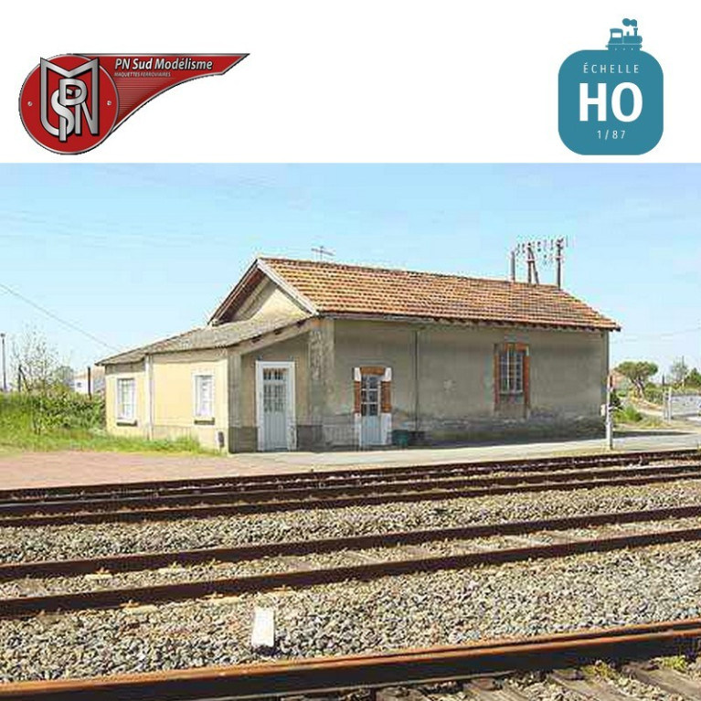 Depot und Bahnhofslampenhaus H0 PN Sud Modélisme 8785 - Maketis