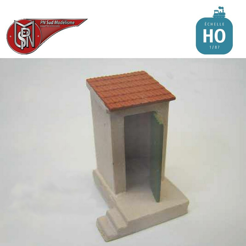 Short single track shed H0 PN Sud Modelisme 8795 - Maketis
