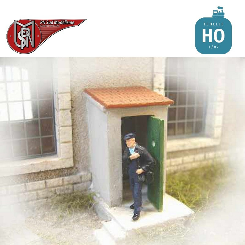 Short single track shed H0 PN Sud Modelisme 8795 - Maketis