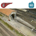 Short single track shed H0 PN Sud Modelisme 8795 - Maketis